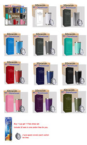 OEM/ODM NOUVEAU Gobelet en acier inoxydable de 20 oz, blanc, dégradé, couleur bonbon, gelée, avec couvercle en acier inoxydable coloré - Product Image 6