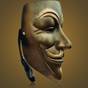 Máscaras con temática <span class=keywords><strong>de</strong></span> películas, máscaras <span class=keywords><strong>de</strong></span> resina artesanales <span class=keywords><strong>de</strong></span> <span class=keywords><strong>terror</strong></span>, máscaras en forma <span class=keywords><strong>de</strong></span> V, máscaras <span class=keywords><strong>de</strong></span> fantasmas aterradoras - Product Image 6