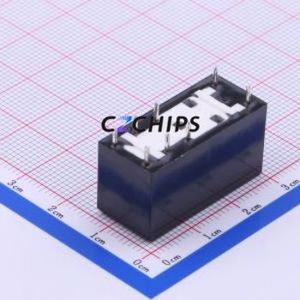 G2RL-24 DC24 Power Relay DIP,12.5x28.8mm 24V 2 Changeover: 2C (DPDT-Changeover)::: 440V-AC/300V-DC Silver Alloy (Cadmium Free) - Product Image 2