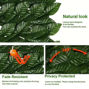 Película personalizada valla colorida valla verde valla de boj artificial y hojas de Seto para decoración de jardín - Product Image 5