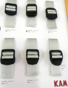 Gran Venta de hebilla deslizante de bloqueo de escalera de plástico hebilla ajustable para mochila táctica piezas de bolsa de correas - Product Image 3