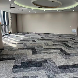 Современный геометрический дизайн, двусторонний домашний настил, ковровая плитка, коммерческий офисный модульный полипропиленовый материал, сплошная свая - Product Image 3