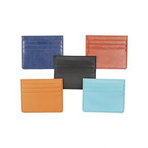 Casual High-Value PU Leather Right Angle Card Cover <b>Long</b> Zipper Closure Multi-Card Slot <b>Wallet</b> Polyester Waterproof Thread ID - Product Image 3