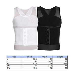 Corrector de Postura <span class=keywords><strong>para</strong></span> Hombre, Chaleco Reductor con Botones, Faja Transpirable <span class=keywords><strong>para</strong></span> Reducir la Barriga de Cerveza, Moldea el Cuerpo - Product Image 4