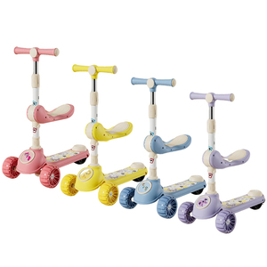 Scooter Plegable 3 en 1 de Alta Calidad, Ligero, de Plástico, Convertible, para Niños, con Música, para Jugar al Aire Libre - Product Image 2