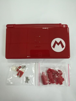 Boîtier complet pour Nintendo DS Lite + charnières, bleu foncé, coque rigide