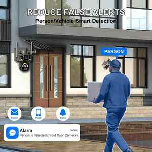 Yeni Tasarım IPC360 Çift Yönlü Sesli Kablosuz Video Kamera Dış Mekan Ev <span class=keywords><strong>3</strong></span> Lensli CMOS 4G Solar PTZ IP Geniş Açılı Bulut - Product Image 6