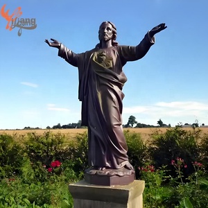 Escultura de Resina Personalizada, Realista, de Jesús con la Mano Extendida, Simboliza la Salvación, Simbolismo Religioso, Apta para Iglesias, 2025 - Product Image 2