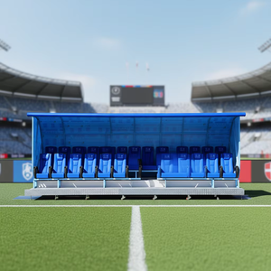 مقصورة بدلاء فاخرة متحركة من طابقين مع مقاعد VIP للفرق الاحتياطية في مجال الرياضة والترفيه - Product Image 6