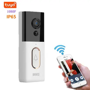 Visiophone sans fil avec caméra 1080 px, interphone de sécurité extérieure, wi-fi, Ip65, visiophone Tuya