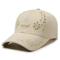 Casquettes de baseball respirantes à visière incurvée, brodées, personnalisées, perforées au laser, à 6 panneaux, 130 couleurs, pour commandes en gros