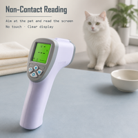Thermomètre infrarouge vétérinaire portable LKnovmed, thermomètre numérique sans contact pour animaux, pistolet de mesure de la température pour chien, chat, bétail, mouton