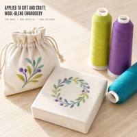 Fil à broder Hand Look 42S 2 brins mélange laine 368 couleurs 1500m Broderie plate Vente en gros
