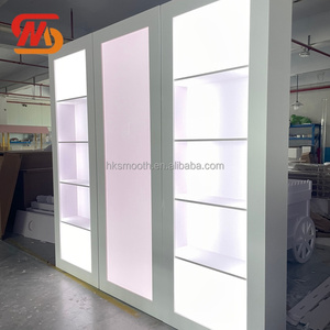 ตู้โชว์แชมเปญติดผนังแบบเรียบหรู พร้อมไฟ LED ตู้โชว์ไวน์อะคริลิค PVC สำหรับตกแต่งงานแต่งงาน - Product Image 3