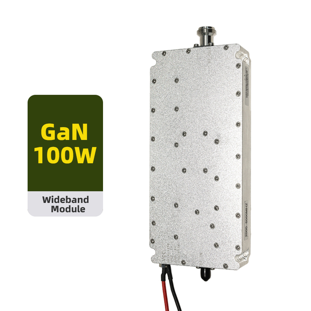 100W Wideband RF Power Amplifier  1500-6000MHz GaN Technology for High-Efficiency Drone Data Transmission Systems
