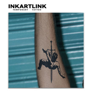 Tatuajes Temporales de Espada al por Mayor, Tatuaje Falso de 15 Días de Larga Duración, Resistente al Agua, Arte Corporal Natural con Jugo de Frutas para Brazo, Suministro al por Mayor - Product Image 2