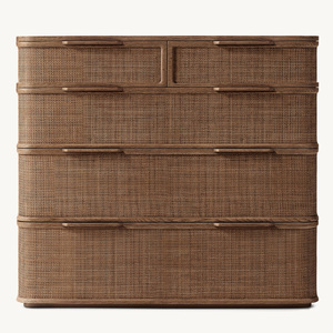 RH <span class=keywords><strong>Commode</strong></span> à cinq tiroirs <span class=keywords><strong>en</strong></span> bois <span class=keywords><strong>massif</strong></span> de style américain, armoire à tiroirs pour coiffeuse, armoire de rangement - Product Image 3