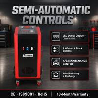 Máquina de Servicio de Aire Acondicionado Semiautomática GATmatic GM710, Recuperación y Recarga de R134a, LED, 1.5CFM, 42L/min, 12cc, 1HP, ±10g, Certificación CE