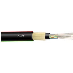 Câble de <span class=keywords><strong>fibre</strong></span> <span class=keywords><strong>optique</strong></span> aérien extérieur ADSS de qualité marine UKCC, portée de 150 m, résistant aux pulvérisations de sel - Product Image 2