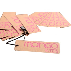 Fsc Chứng Nhận Tùy Chỉnh In Tên Thương Hiệu Logo May Mặc Kraft Giấy Các Tông Nhãn Quần Áo Treo Quần Jean Treo Thẻ Cho Quần Áo - Product Image 2