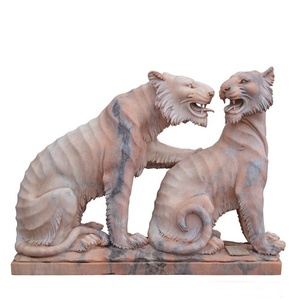 Escultura de estatua de tigre de latón de bronce para decoración de parque al aire libre de animales de tamaño natural a la venta - Product Image 3
