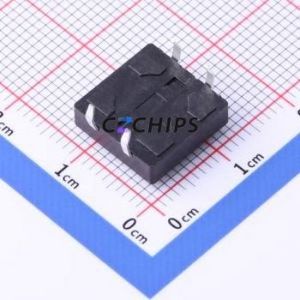 TSF001A04526A Tactile Switch DIP-4P,12x12mm Switch Round Button 2.6N Through Hole 12mm - Product Image 2