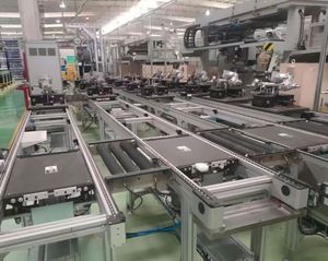 Double Speed Chain Stainless Steel Assembly Line Production System for Food Shops Manufacturing Plants Adjustable Speed Custom - Product Image 3