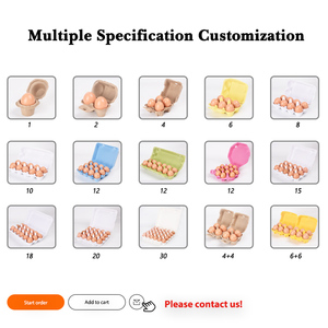 Giấy bột giấy tái chế 12 trứng Thùng trứng carton cho Bán Sỉ - Product Image 2