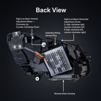 Conjunto de Faros LED para Mercedes-Benz Clase C W205 2015-2020, Proyector Multihaz, Luz Alta y Baja, OEM, Venta al Por Mayor de Fábrica