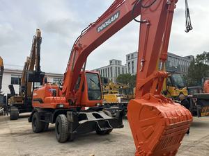 Excavatrice sur roues Doosan 210W-9 d'occasion de haute qualité, 20 tonnes, équipement de construction, machine de construction hydraulique, type mobile sur roues - Product Image 3