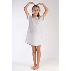 Vestido Túnica Ovalado para Niñas, Manga Corta con Cuello, Tallas 3-4/9-10 - Product Image 5