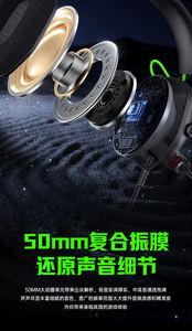 Casque de jeu WiWU7.1 de style bandeau, design ergonomique, microphone omnidirectionnel, réduction active du bruit, compatible PS4 DJ - Product Image 5