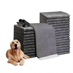 Tapis absorbants pour animaux de compagnie, couches pour chiens, tapis anti-urine, couches épaissies pour incontinence, tapis non tissés au charbon de bambou désodorisant pour chats et animaux de compagnie - Product Image 1