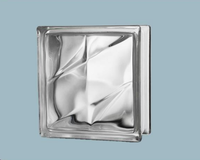 Briques de verre creuses Blocs de verre thermofusible Blocs transparents en cristal pour murs extérieurs Décoration intérieure Cloison
