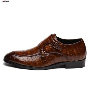 Chaussures de danse latine pour hommes en cuir véritable avec semelle extérieure en daim et doublure en coton pour adultes - Product Image 5