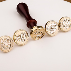 Sceau de <span class=keywords><strong>cire</strong></span> avec <span class=keywords><strong>initiale</strong></span> de A à Z, qualité professionnelle, vente en gros d'usine - Product Image 3