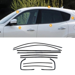 Car Window Decorative Strip Stainless Steel Door Frame Exterior Body <strong>Kit</strong> For Maserati <strong>Levante</strong> 2016-<strong>2023</strong> Car Accessories - Product Image 2