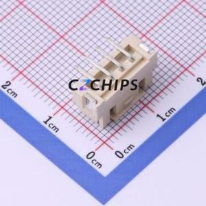 WAFER-HA2.54-4PLB Wire-to-Board Pin Header SMD,P=2.5mm Connector 1x4P 2.5mm Vertical Mount XHB - Product Image 2