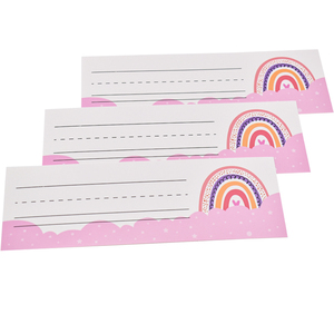 Fashionable Printed Cartoon Pattern Name <strong>Tags</strong> Art <strong>Paper</strong> School Student Labels - Product Image 6