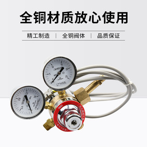 Régulateur de pression électrique pour dioxyde de carbone YQT-341, 1,6*25MPa, en laiton avec manomètre, pour usage en soudure - Product Image 5