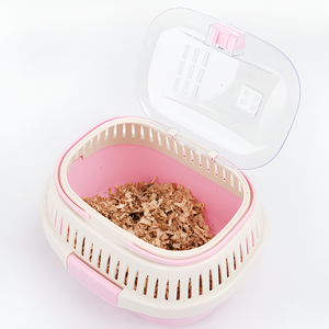 Petit <span class=keywords><strong>transporteur</strong></span> portatif de voyage d'animal familier pour de petits animaux familiers, hamsters, cochon d'Inde, lézards - Product Image 6