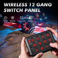 Panneau de commande tactile LED sans fil à 12 boutons, 3 modes, pour camions