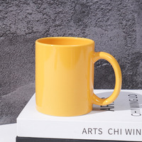 Tasses en céramique personnalisées vierges avec grande poignée en C, tasses DIY personnalisables pour cadeaux d'entreprise, articles promotionnels