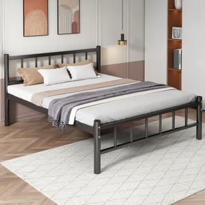 Letti in acciaio per camera da letto singola king and queen per adulti popolari per dormitorio e scuola e personale - Product Image 4