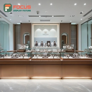 Mostrador de Exhibición de Joyería para Centro Comercial Moderno, Acabado Laminado, Mostrador de Exhibición para Tienda de Marca - Product Image 6