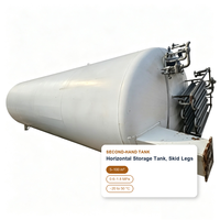 Réservoir de stockage cryogénique d'occasion 10m³ – Cuve sous vide isolée sous pression pour économie d'énergie dans l'industrie de la désalinisation, du pétrole et du gaz en Oman et au Koweït