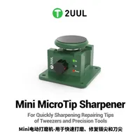 2UUL DA79 Mini Affûteur MicroTip - Meuleuse Électrique Portable pour Pinces/Pointes d'Outils de Précision, Feuilles et Tampons de Polissage