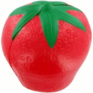 High Quality Custom Strawberry PU Promotional Stress <b>Ball</b> with Customized Color and Shape - Product Image 3