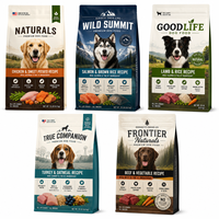 Sacs d'emballage personnalisés OEM pour aliments lyophilisés pour chiens, sachets à fermeture éclair haute barrière, usine d'emballage pour aliments pour animaux de compagnie