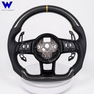 Fornitore Diretto di Volanti in Fibra di Carbonio Nuovi di Zecca e di Alta Qualità per <span class=keywords><strong>Volkswagen</strong></span> BORA, CADDY, GOLFGTD, GOLFGTI, JETTA, <span class=keywords><strong>POLO</strong></span> - Product Image 1